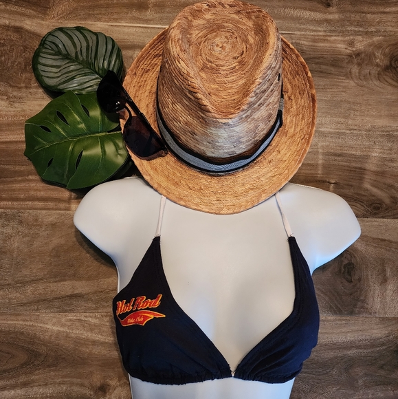 Hot Rod Triangle string bikini top - Picture 2 of 4